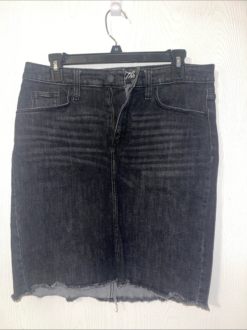 Universal Thread Women's black denim Pencil Skirt